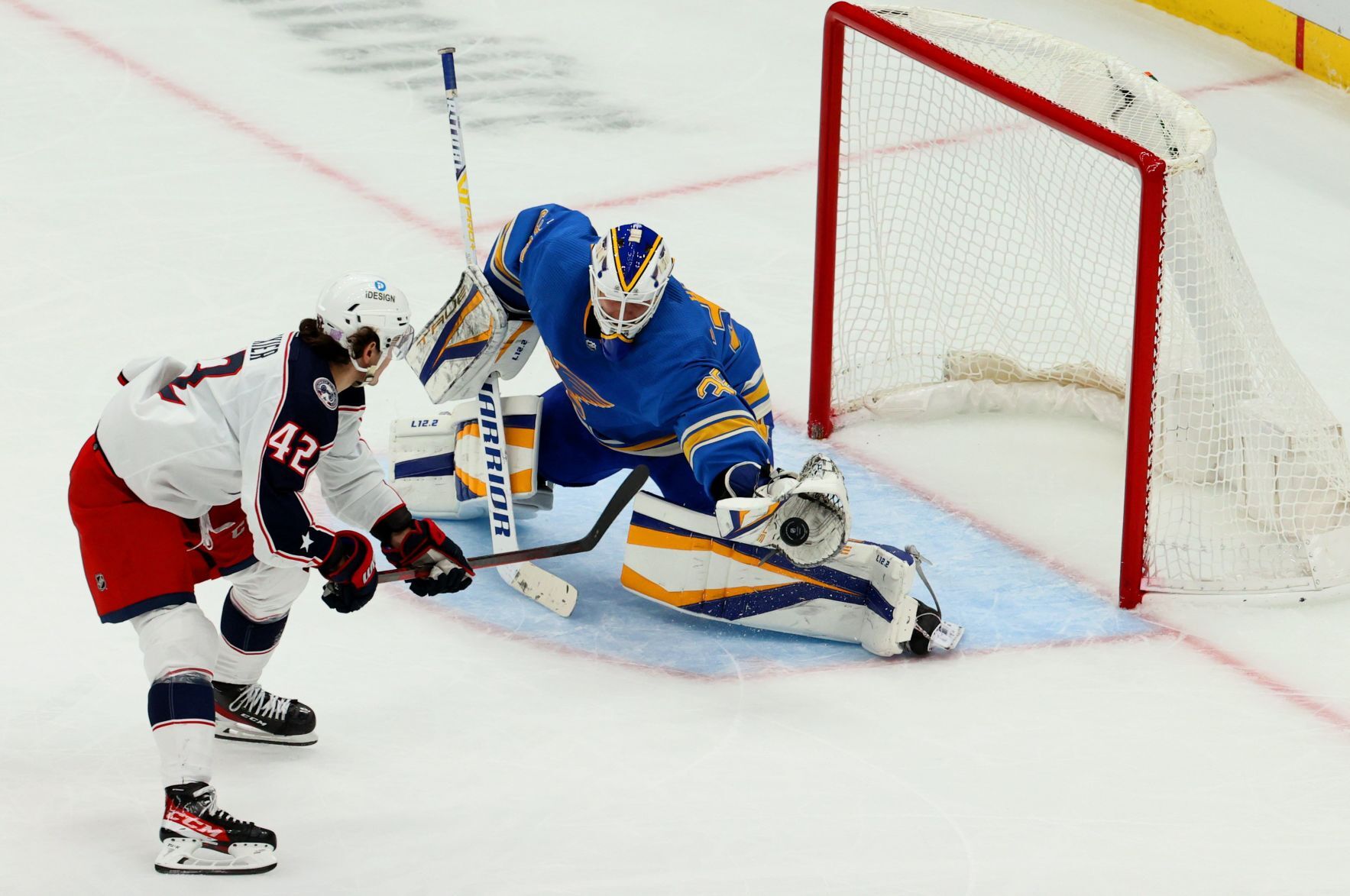 Blues host Blue Jackets